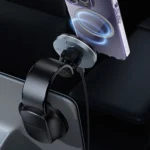 MOMAX CM25B Magnetic Wireless Charger Car Suction Cup Phone Holder - Image 7