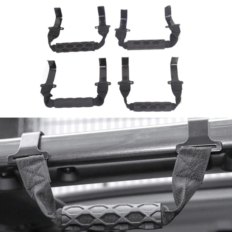 CAR2507.webp For Jeep Wrangler JL 2018- 4 / Pack Car Roof Handle - Image 1