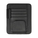 Multifunctional Car Litchi Pattern Glasses Holder Sun Visor Bill Holder