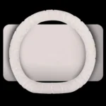 D Style Car Universal Self Heating Plush Warm Anti-skid Steering Wheel Cover, Diameter: 38cm