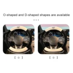 D Style Car Universal Camellia Pattern Plush Warm Anti-skid Steering Wheel Cover, Diameter: 38cm - Image 5