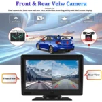 P702D 7 inch Portable Touch Display Wireless Car Navigator Dual-lens Smart Driving Recorder - Image 5