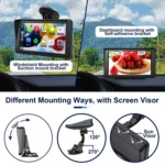 7 inch Portable Touch Display Wireless Car Navigator Smart CarPlay Bluetooth Reversing Image - Image 4