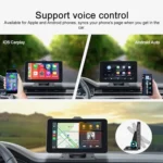 P703S 7 inch Wireless CarPlay Car Navigator Smart Driving Recorder - Image 4