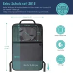 Car Rear Seat Oxford Cloth Storage Bag Car Seat Back Anti-kick Pad - Image 2