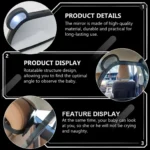Car Baby Auxiliary Viewing Mirror with LED Remote Control Light + USB Charging - Image 5