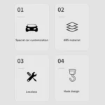 For Tesla Model Y Car Trunk Side Hook - Image 4