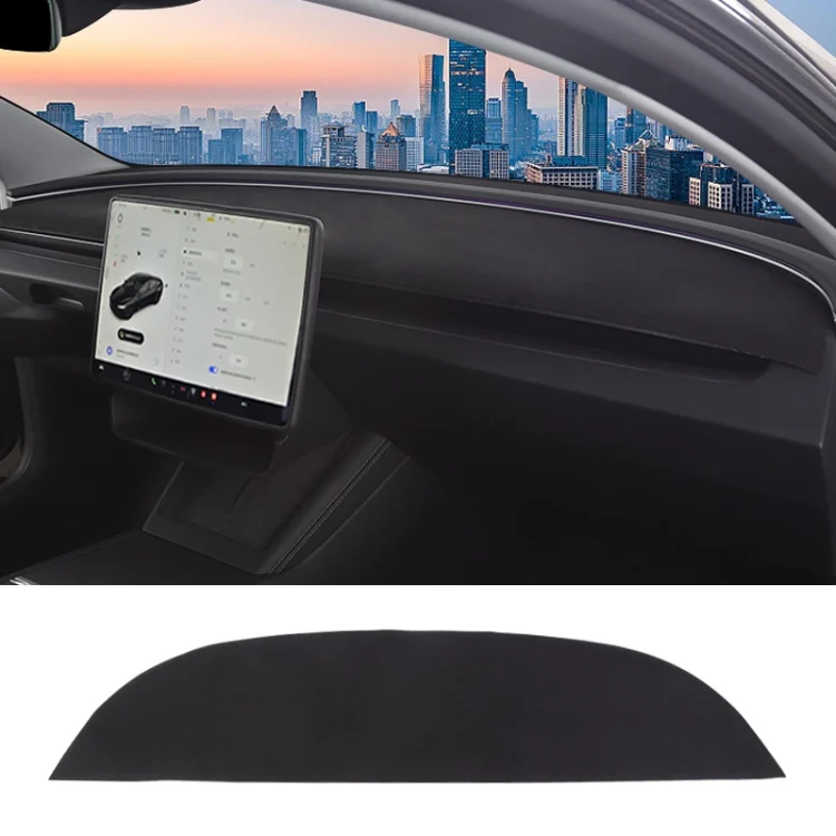CAR3008.webp For Tesla Model 3 / Y Car Dashboard Lightproof Mat Sun Protection Sunshade Mat - Image 1
