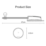 Yesido C311 Semiconductor Cooling 15W Magnetic Wireless Charging Car Holder - Image 3