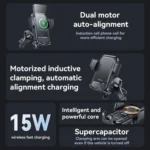 Yesido C312 Auto Alignment 15W Wireless Charging Air Outlet Car Holder - Image 4