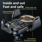 Yesido C312 Auto Alignment 15W Wireless Charging Air Outlet Car Holder - Image 5