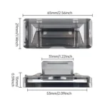 SHUNWEI SD-1405 1 Pair Car Safety Stopper Buckle Seat Belt Clip - Image 2