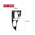 2pcs / Set Car Right Drive Gear Panel Decorative Sticker for BMW X1 E84 2011-2015 - Image 5