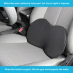 Car mini Seat Cushion Breathable Lumbar Seat Mat - Image 3