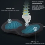 Car mini Seat Cushion Breathable Lumbar Seat Mat - Image 9