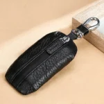 TP-9016 Litchi Texture Waterproof Zipper Car Key Bag