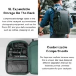 PGYTECH P-CB-020 2 in 1 Waterproof  Shockproof Outdoor Dual Shoulders Backpack + Single Shoulder Bag - Image 5