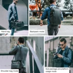 PGYTECH P-CB-020 2 in 1 Waterproof  Shockproof Outdoor Dual Shoulders Backpack + Single Shoulder Bag - Image 8