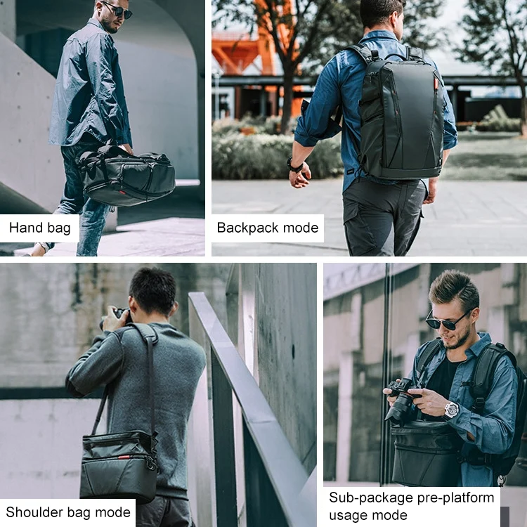 CCB0199B_7.webp PGYTECH P-CB-020 2 in 1 Waterproof  Shockproof Outdoor Dual Shoulders Backpack + Single Shoulder Bag - Image 8