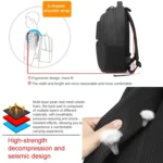 cxs-615 Multifunctional Oxford Laptop Bag Backpack - Image 5
