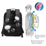 cxs-618 Multifunctional Oxford Laptop Bag Backpack - Image 4