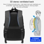 cxs-622 Multifunctional Oxford Laptop Bag Backpack - Image 3