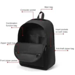 cxs-8106 Multifunctional Oxford Laptop Bag Backpack - Image 4