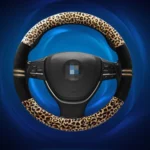 Leopard Grain Steering Wheel Cover, Adaptation Steering Wheel Diameter: 37-38 cm - Image 5