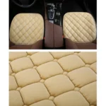 3 PCS / Set Luxurious Warm Car Seat Cover Cushion Universal Front Back Seat Covers Car Non-slip Chair Pad Warm Car Mats No Back Plush Cushion - Image 5