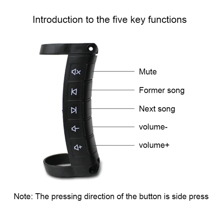 CMS0244_2.webp 1 Set Universal Steering Wheel Controller Wireless Multifunctional DVD Navigation Key Remote Controller - Image 3