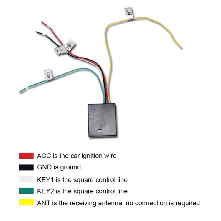 CMS0244_4.webp 1 Set Universal Steering Wheel Controller Wireless Multifunctional DVD Navigation Key Remote Controller - Image 5