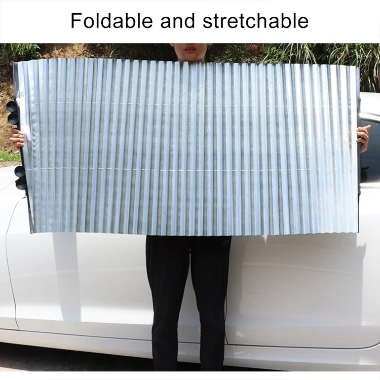 CMS0416_5.webp Car Retractable Windshield Sun Shade Block Sunshade Cover for Solar UV Protect, Size: 80cm - Image 6