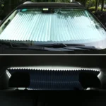 Car Retractable Windshield Sun Shade Block Sunshade Cover for Solar UV Protect, Size: 80cm - Image 8
