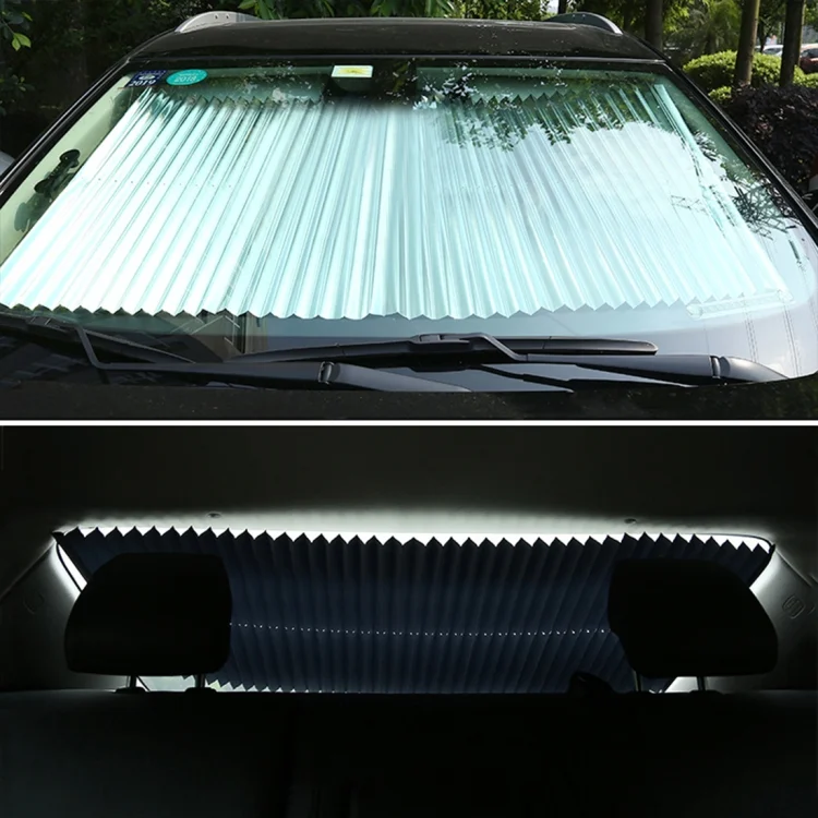 CMS0416_7.webp Car Retractable Windshield Sun Shade Block Sunshade Cover for Solar UV Protect, Size: 80cm - Image 8