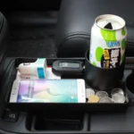 SHUNWEI SD-1023 Portable Multifunction Vehicle Car Cup Holder Cell Phone Holder Drinks Holder Glove Box Car Accessories - Image 7