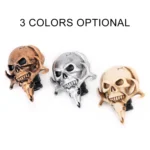 Universal Vehicle Car Creative Skull Double Heads Shaped Shifter Cover Manual Automatic Gear Shift Knob - Image 8