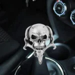 Universal Vehicle Car Creative Skull Double Heads Shaped Shifter Cover Manual Automatic Gear Shift Knob - Image 9