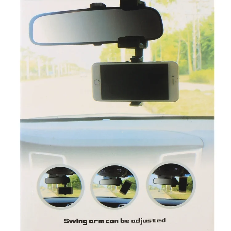 CMS0582_10.webp Portable Car Rearview Mirror Mobile Phone Bracket - Image 11