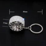 Portable Car Diamond Key Chain Key Rings - Image 3