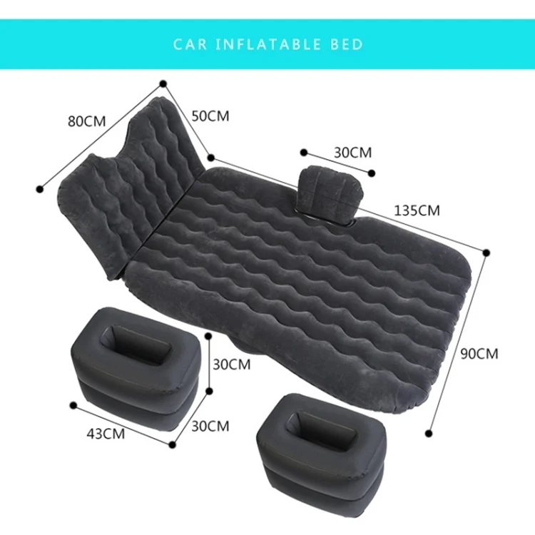 CMS0765Q_4.webp Universal Car Travel Inflatable Mattress Air Bed Camping Back Seat Couch, Size: 90 x 135cm - Image 5