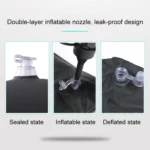 Universal Car Travel Inflatable Mattress Air Bed Camping Back Seat Couch, Size: 90 x 135cm - Image 7