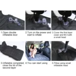 Universal Car Travel Inflatable Mattress Air Bed Camping Back Seat Couch, Size: 90 x 135cm - Image 10
