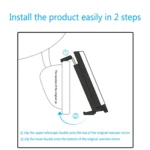 SHUNWEI Large Car Three-Fold Curve Surface Rear View Mirror Reverse Wide Angle Adjustable Angle Auxiliary Blind Area Retroreflector Reversing Wide-angle Lens - Image 10