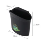 2.0L LW-1795 Universal Open Car Trash Bin with Hanger Clip - Image 5