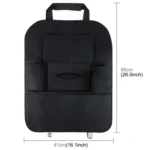 KANEED Auto Car Backseat Organizer Multi-Pocket Travel Storage Bag for Sunglass Phone Tissue Beverage Drink Can - Image 2