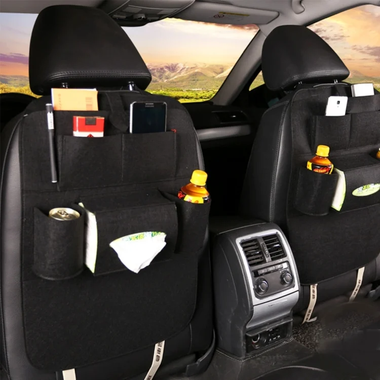 CMS0853B_5.webp KANEED Auto Car Backseat Organizer Multi-Pocket Travel Storage Bag for Sunglass Phone Tissue Beverage Drink Can - Image 6