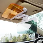 2 in 1 HD Car Anti-Glare Dazzling  Day Night Vision Driving Mirror Sun Visors - Image 6