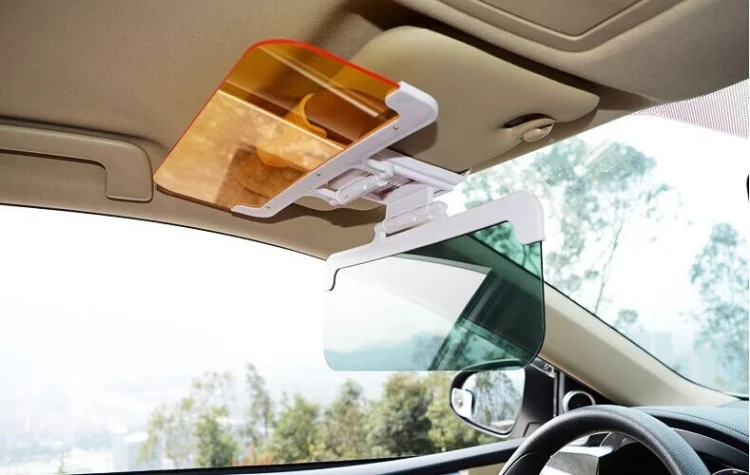 CMS1032_5.webp 2 in 1 HD Car Anti-Glare Dazzling  Day Night Vision Driving Mirror Sun Visors - Image 6