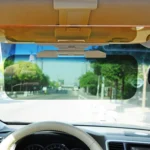 2 in 1 HD Car Anti-Glare Dazzling  Day Night Vision Driving Mirror Sun Visors - Image 7