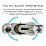 V100 7 inch LCD Touch Screen Rear View Mirror Car Recorder with Separate Camera, 170 Degree Wide Angle Viewing, Support Night Vision / Loop Video / Motion Detection / G-Sensor / TF Card - Image 12